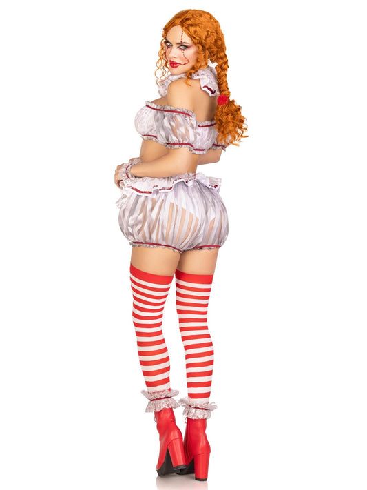 6-Piece Deadly Darling Clown Costume by Leg Avenue - view 2