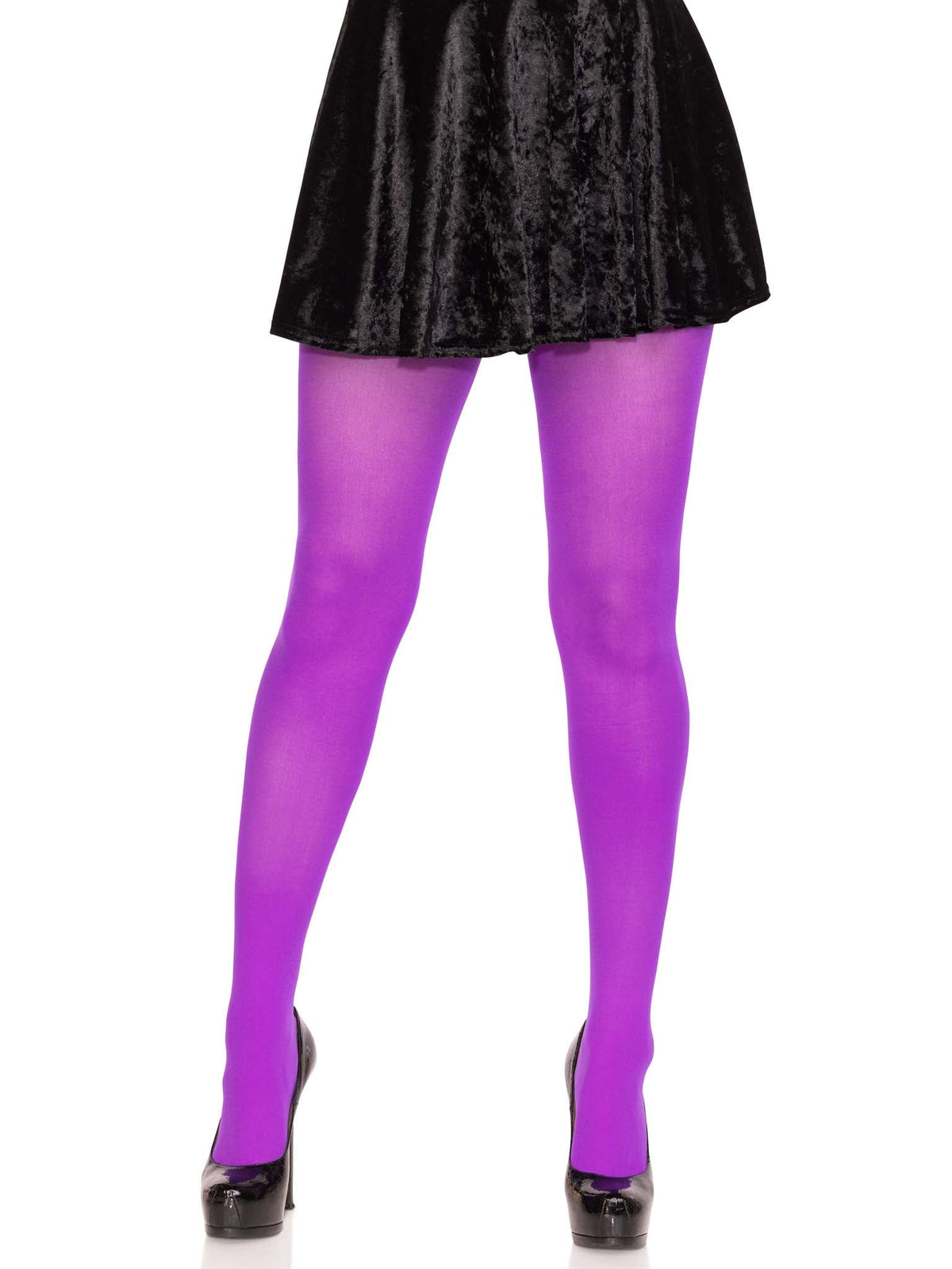 Ari Nylon Women's Tights in Purple by Leg Avenue