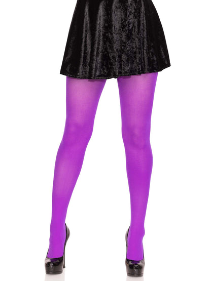 Ari Nylon Women's Tights in Purple by Leg Avenue