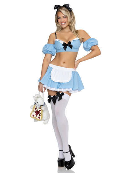 4-Piece Wonderland Alice Costume by Leg Avenue - view 3
